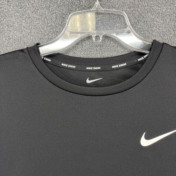 Nike DRI-FIT Swim Hydroguard Shirt Men's XL Black Sleeveless UPF+40 NESSA585 - Picture 3 of 16